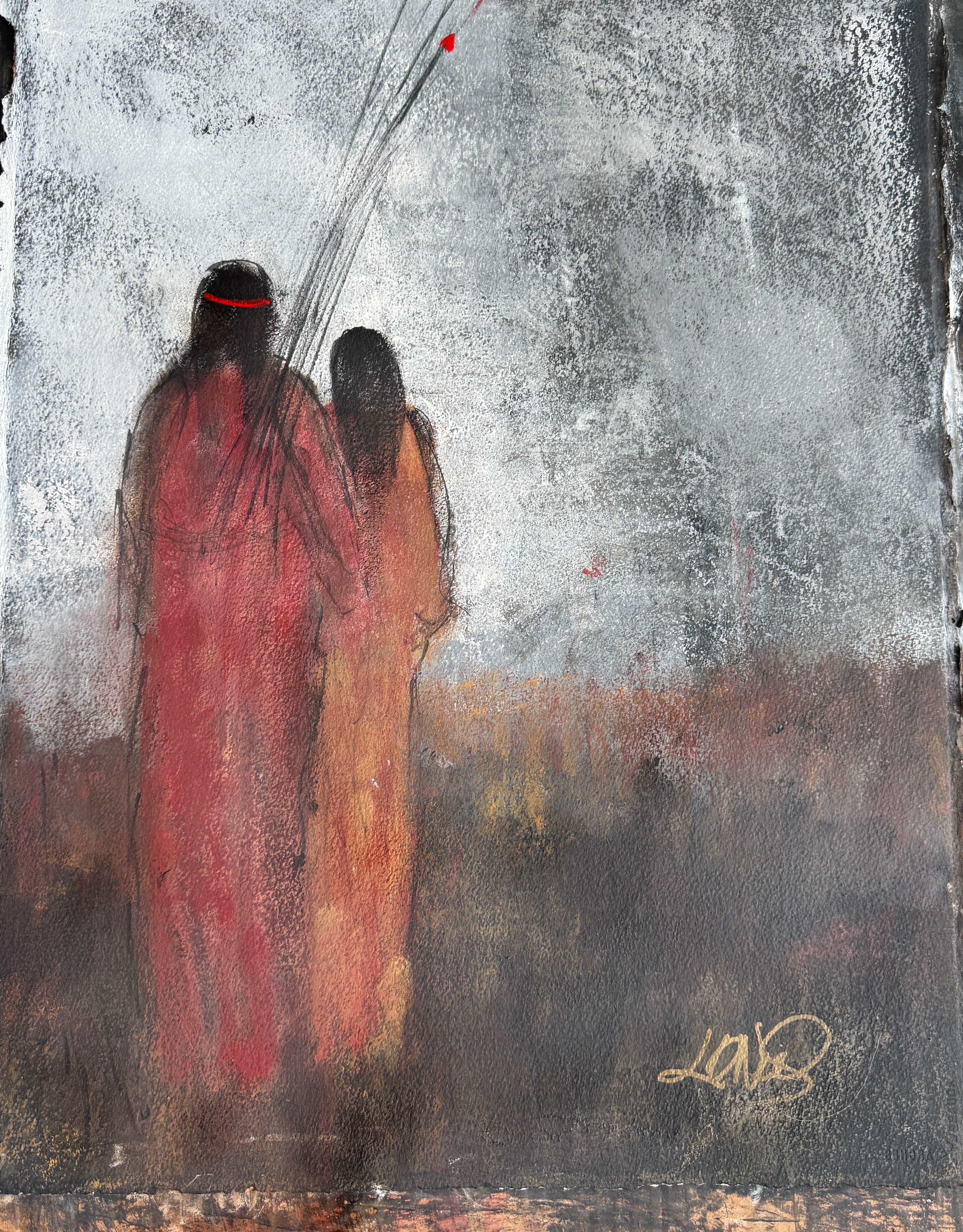 Original Paintings on Archival Paper 18” x 24” #11